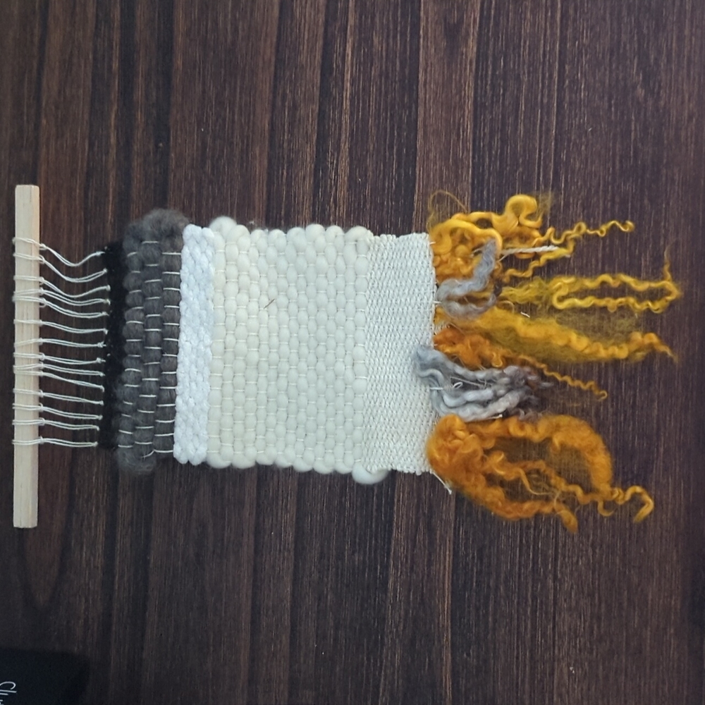 Knit wall art